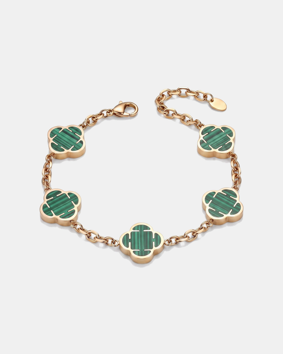 Clover Link Bracelet 16mm Green & Gold product