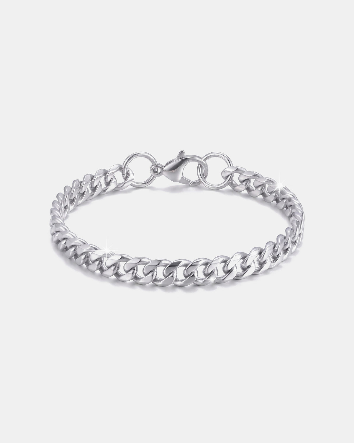 Cuban Link Bracelet 5mm White product