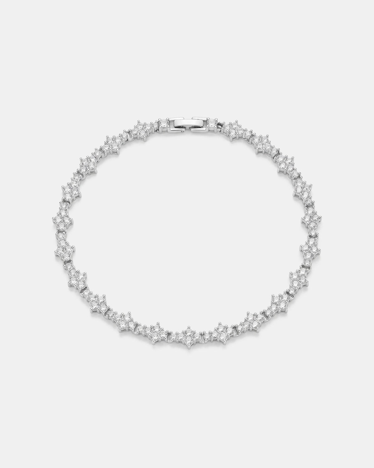 Iced Star Link Bracelet White product