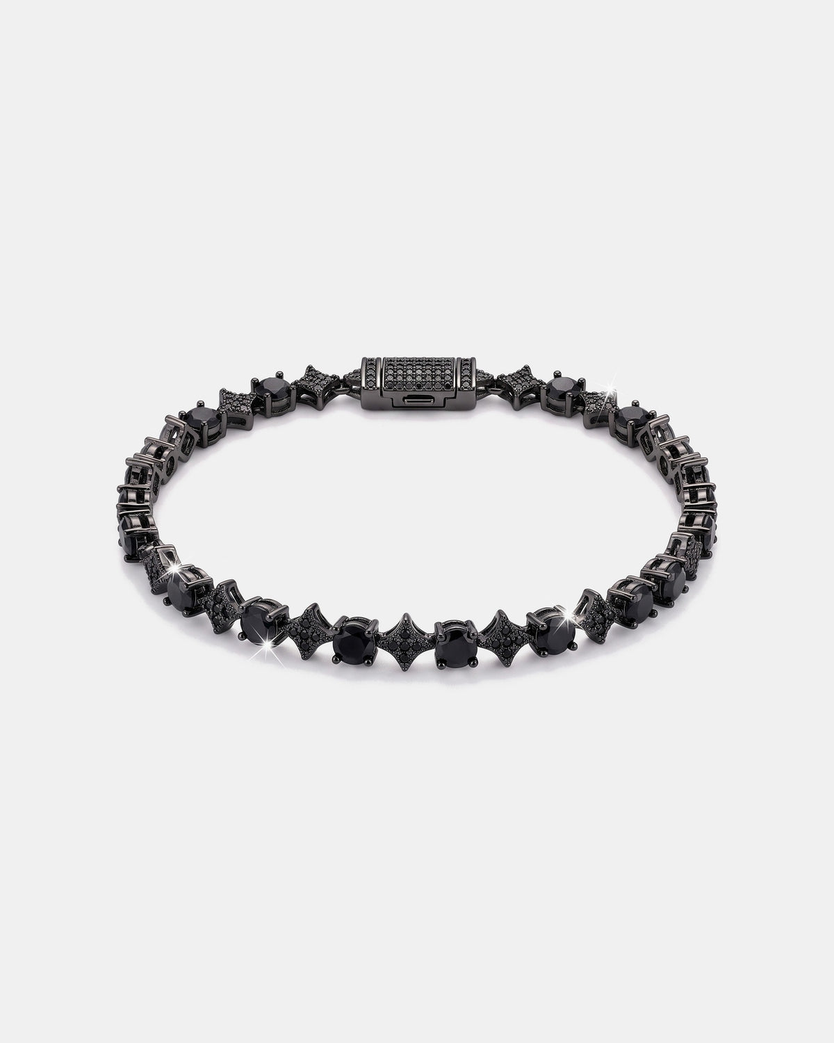 Star Tennis Bracelet 4mm Black product