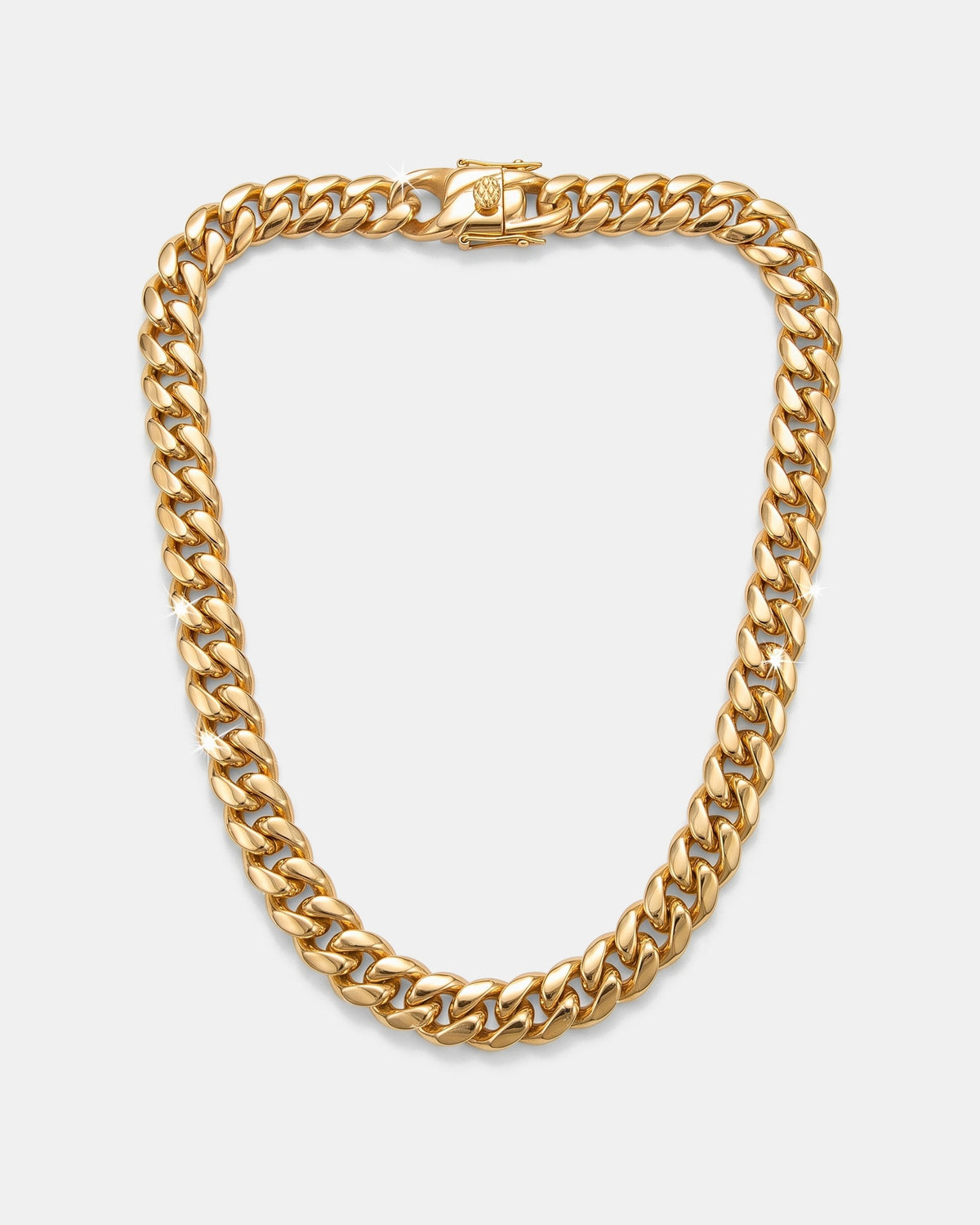 18K Cuban Link Chain 10mm Gold product
