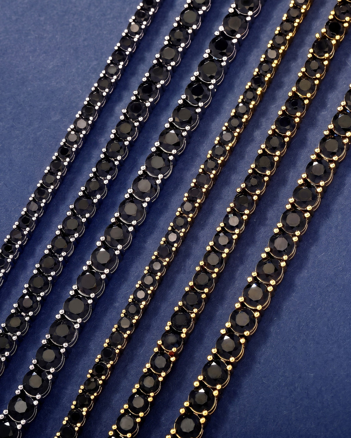 Black Ice Tennis Bracelet White detail