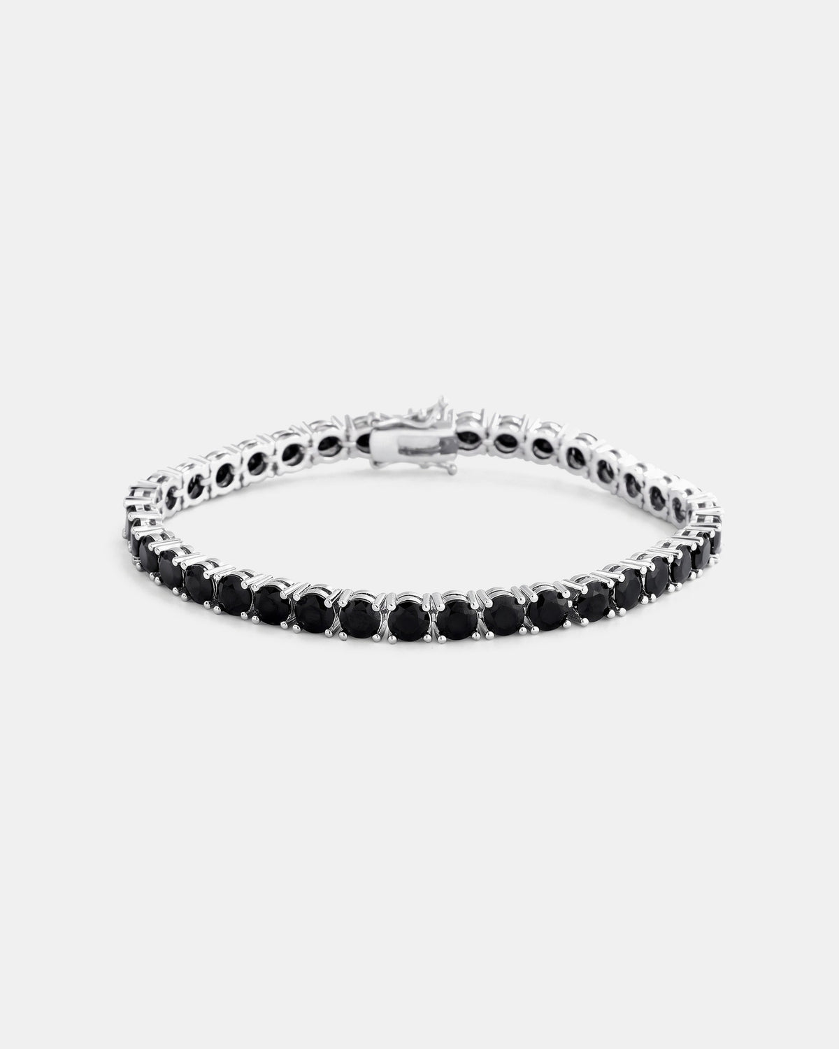 Black Ice Tennis Bracelet White product