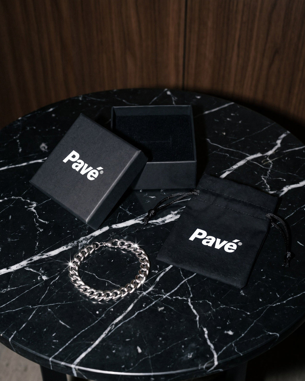 Cuban Link Bracelet 9mm White packaging