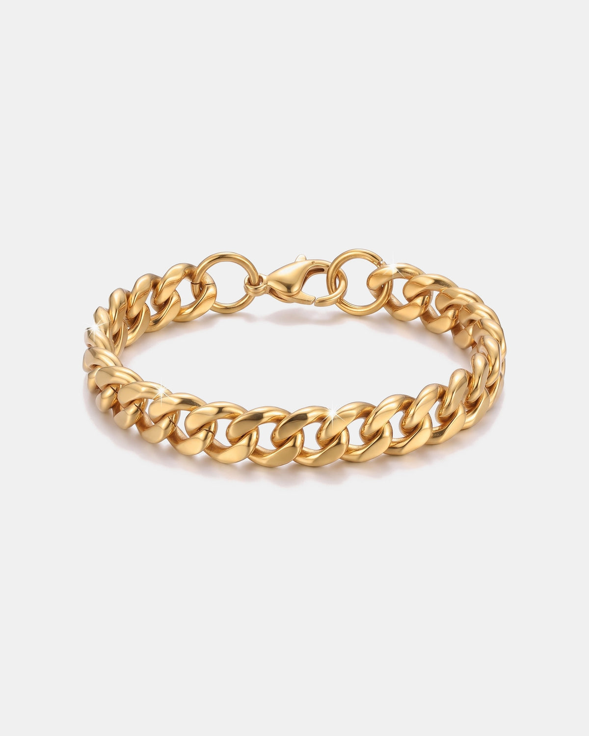 Cuban Link Bracelet 9mm Gold product