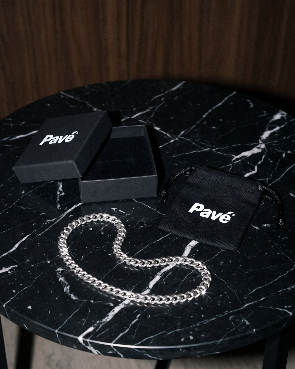 Cuban Link Chain 3mm White packaging