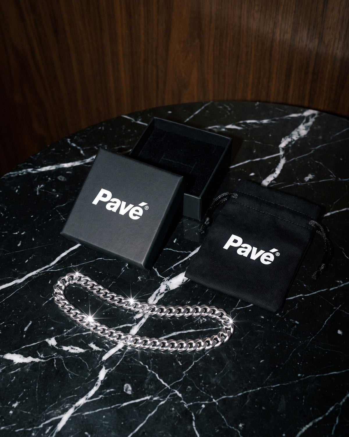 Cuban Link Chain 5mm White packaging