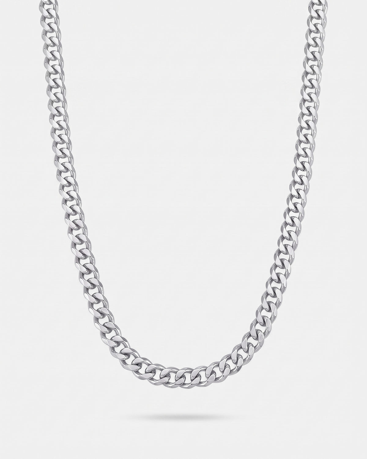 Cuban Link Chain 5mm White product