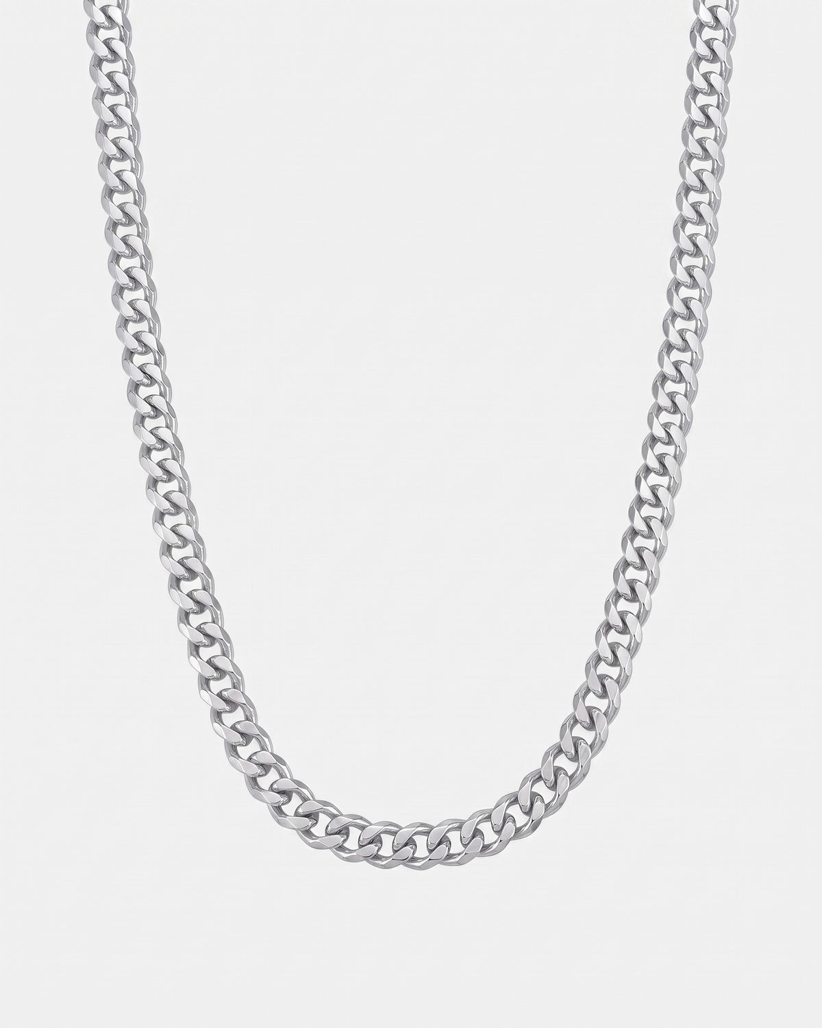 Cuban Link Chain 7mm White product