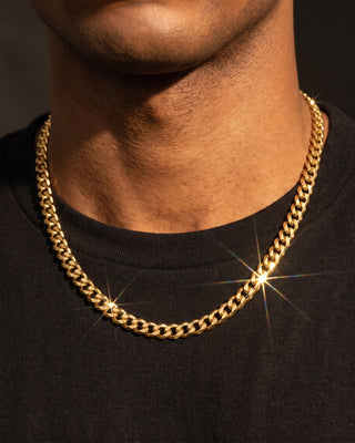 Cuban Link Chain 3mm Gold