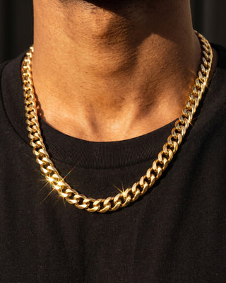 Cuban Link Chain 7mm Gold