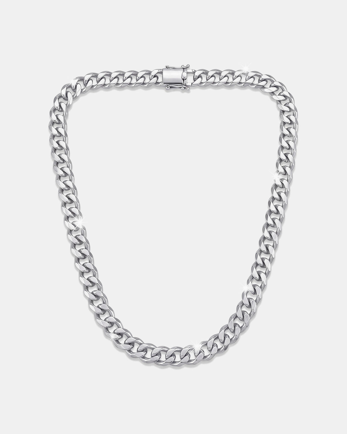 Cuban Link Chain 5mm White product
