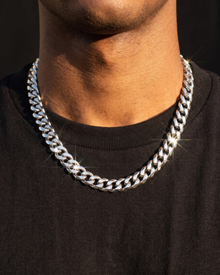 Cuban Link Chain 7mm White