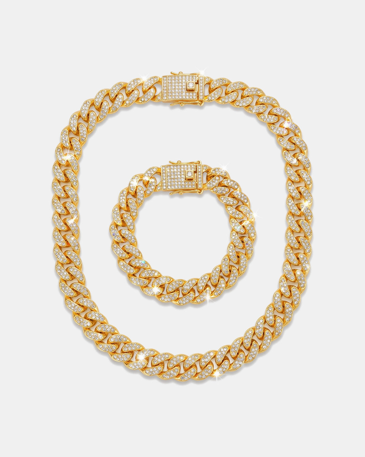 Cuban Set 12mm Gold product