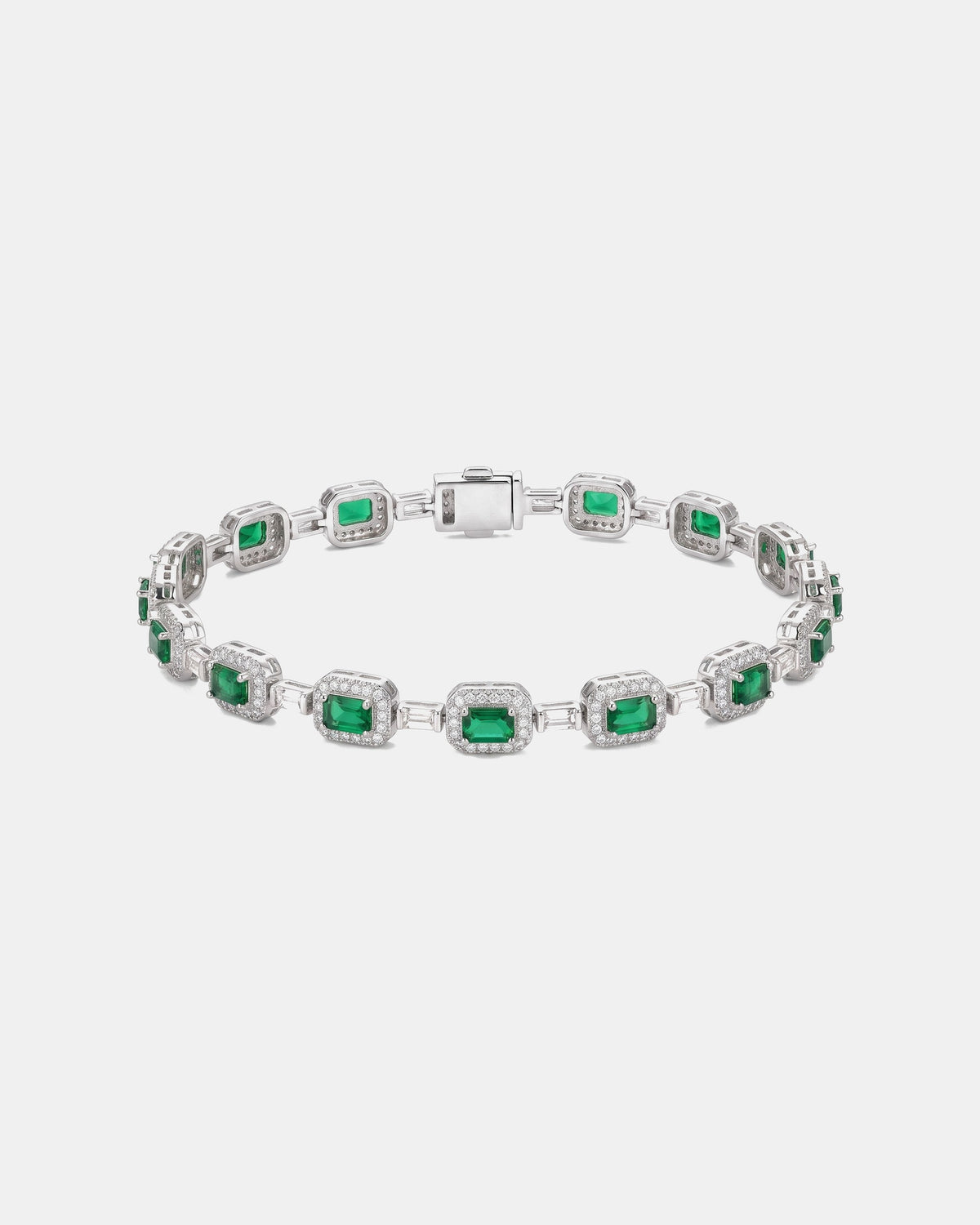 Emerald Iced Bracelet White product