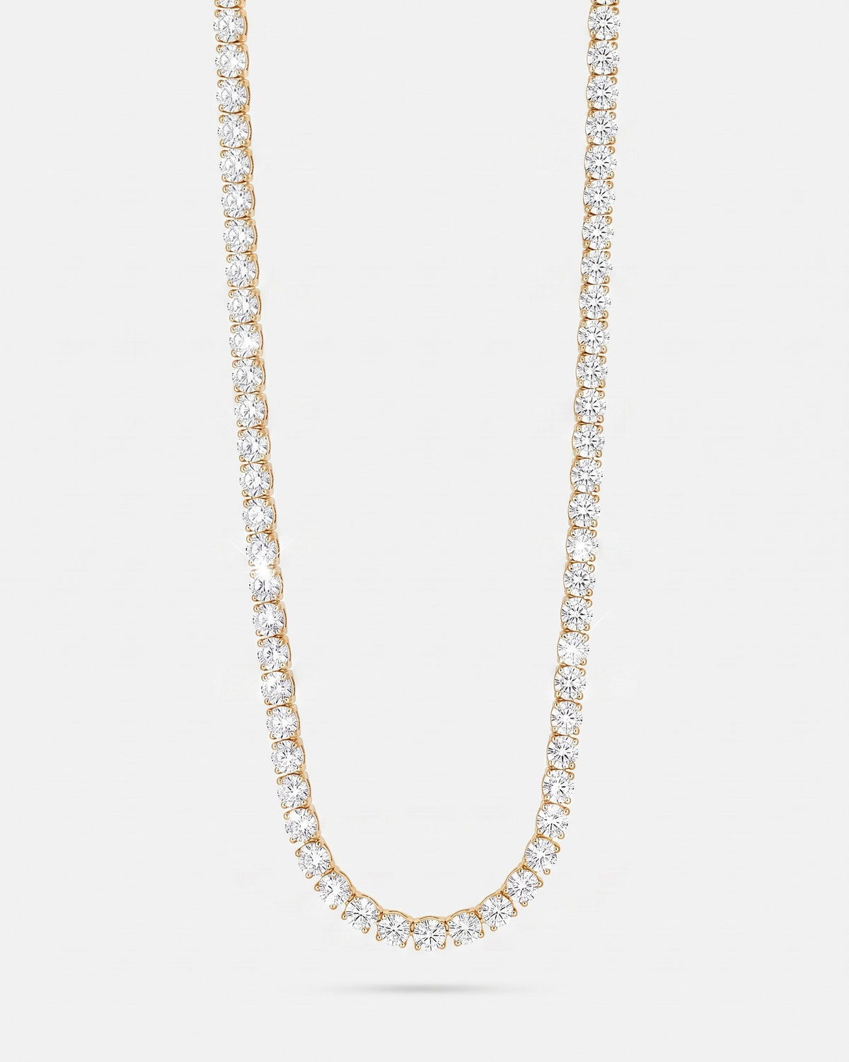 Fine Tennis Chain 3mm Gold product
