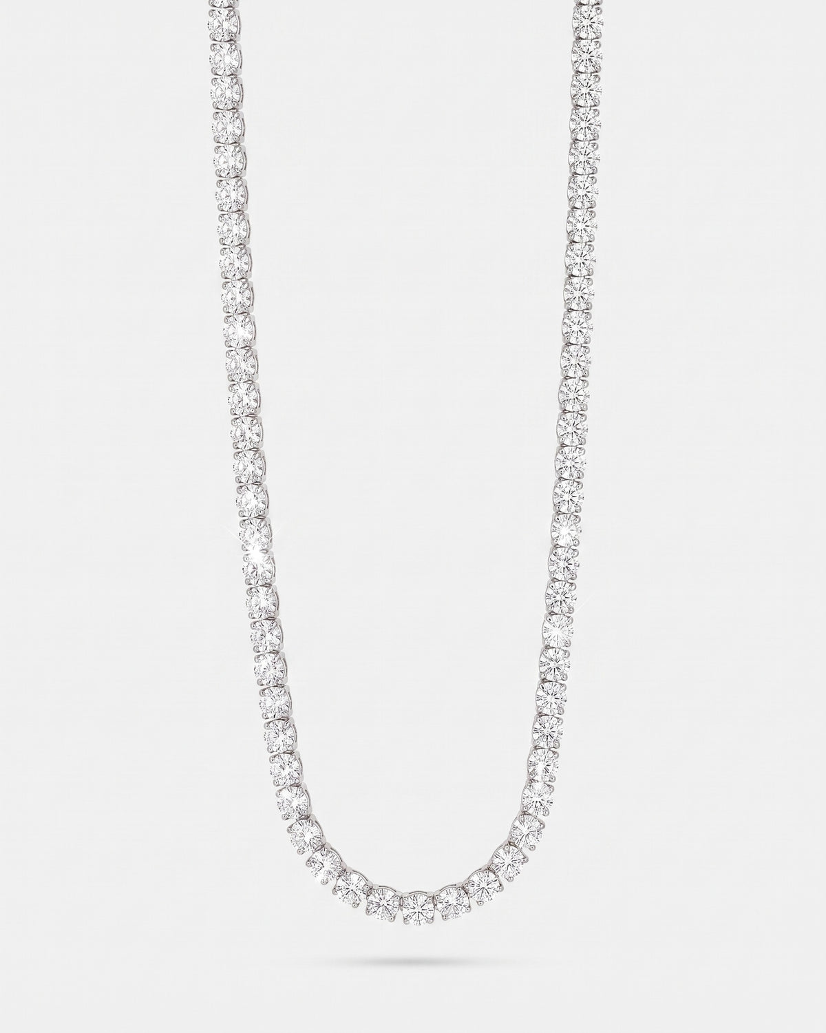 Fine Tennis Chain 3mm White product