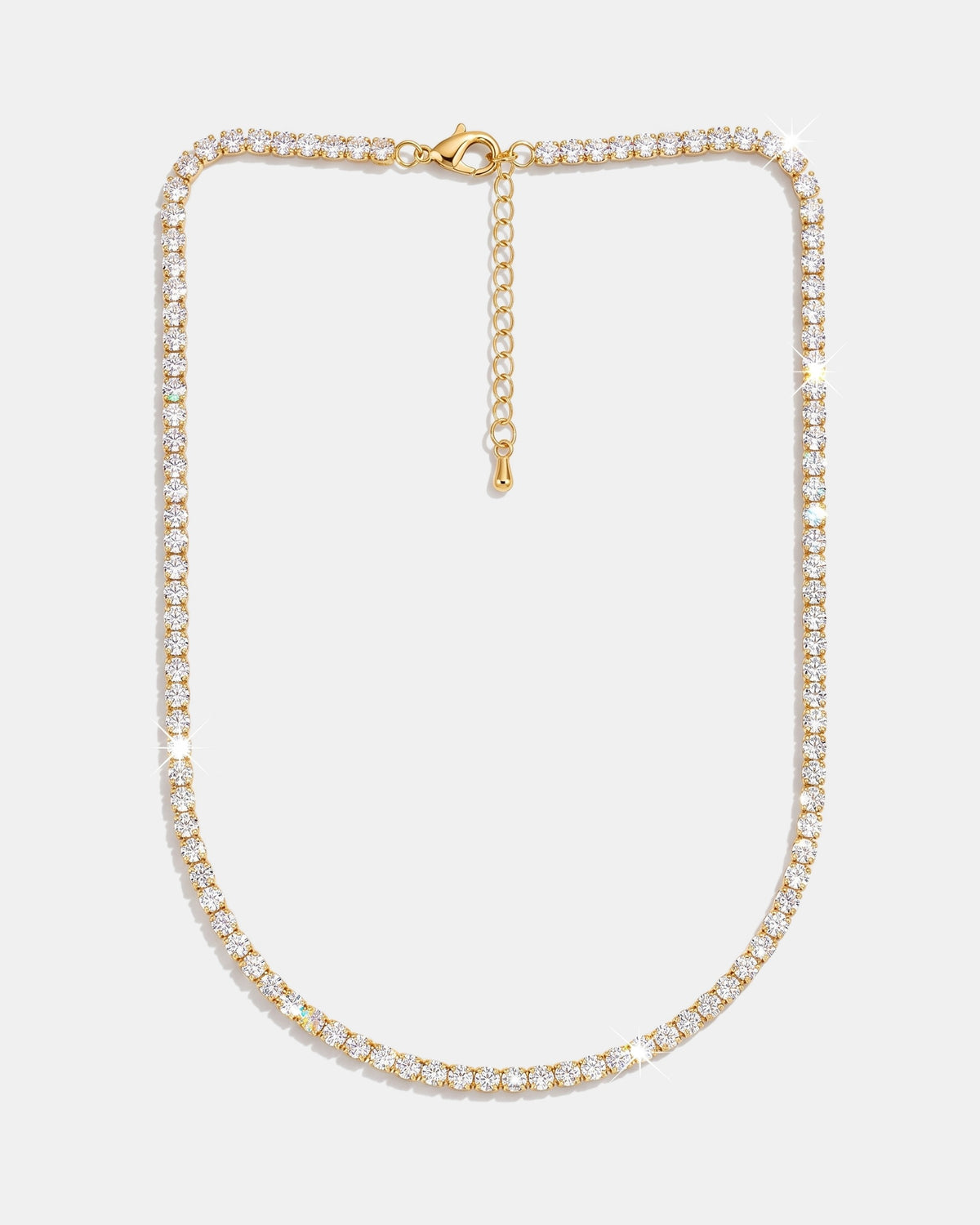 Fine Tennis Chain 3mm Gold product