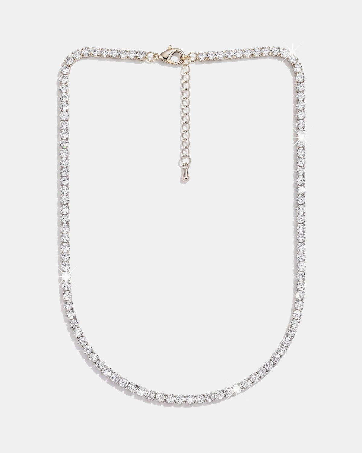 Fine Tennis Chain 3mm White product