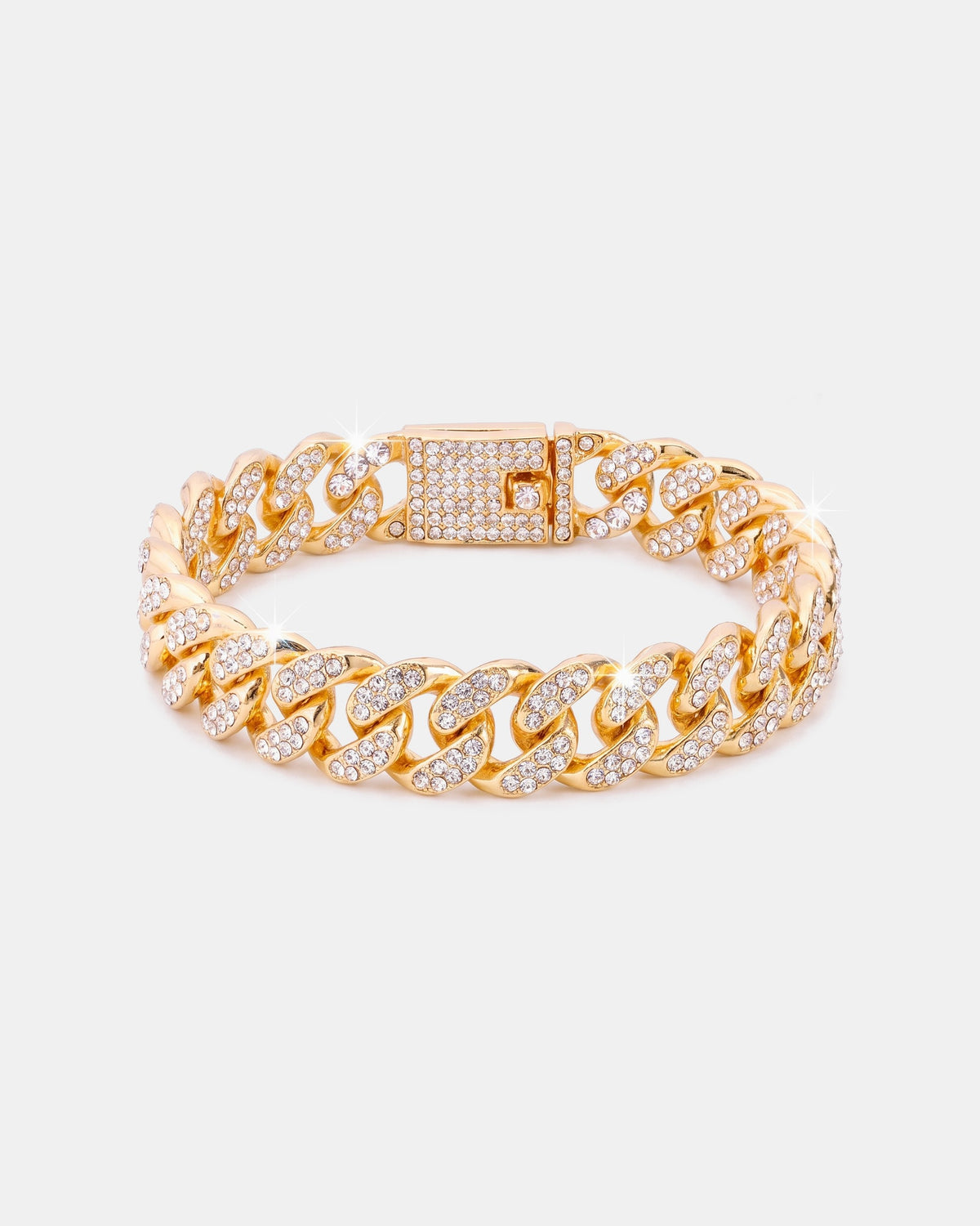 Iced Cuban Bracelet 13mm Gold product