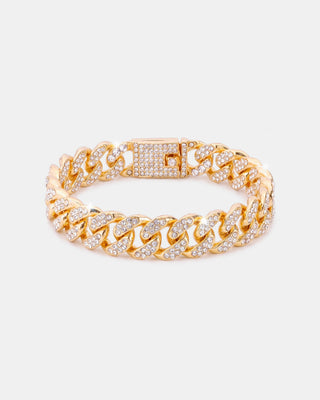 Iced Cuban Bracciale Oro
