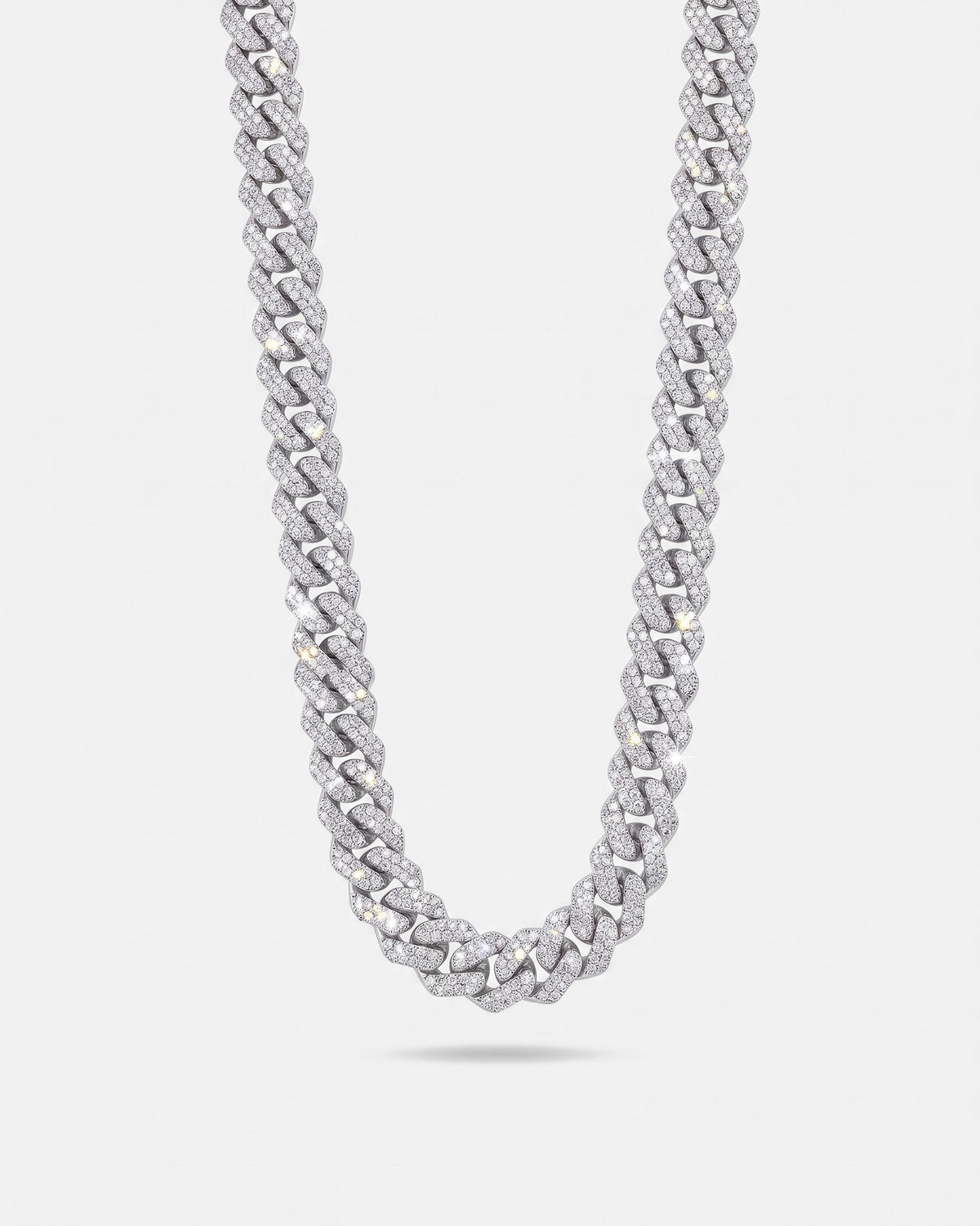Iced Cuban Chain 14mm White product