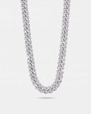 Iced Cuban Chain White