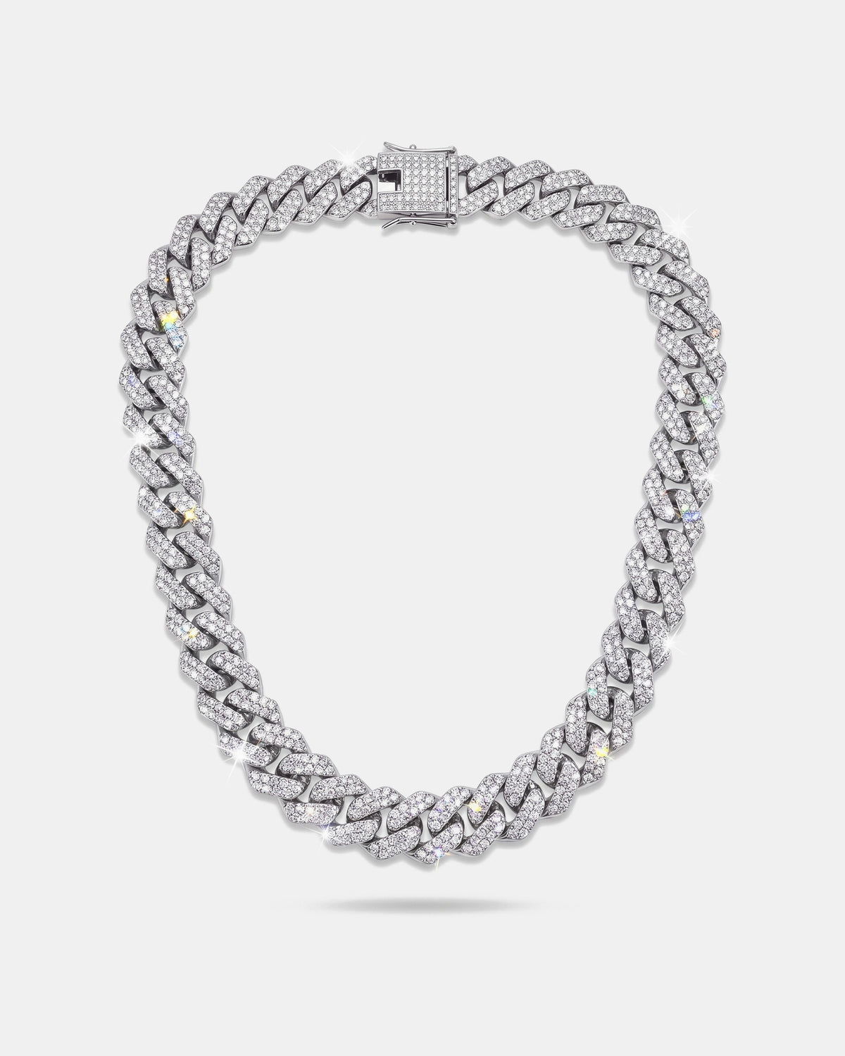 Iced Cuban Chain 14mm White product