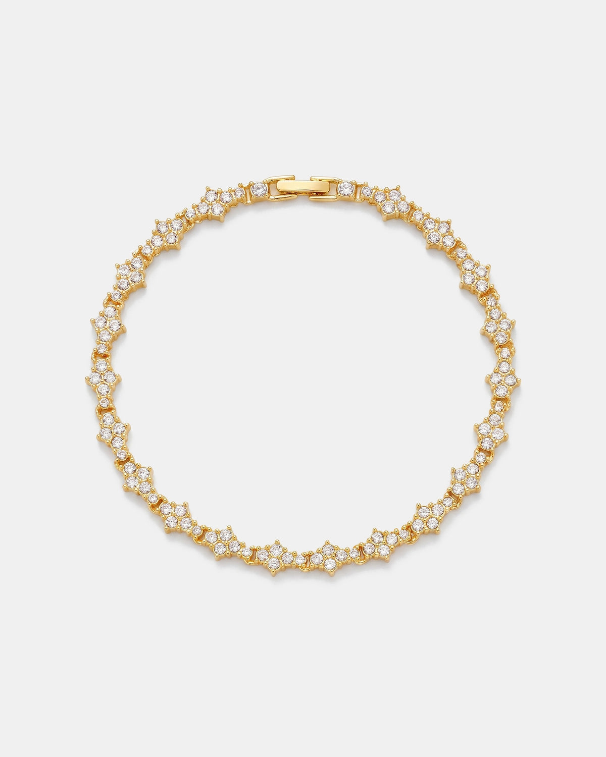 Iced Star Link Bracelet Gold product