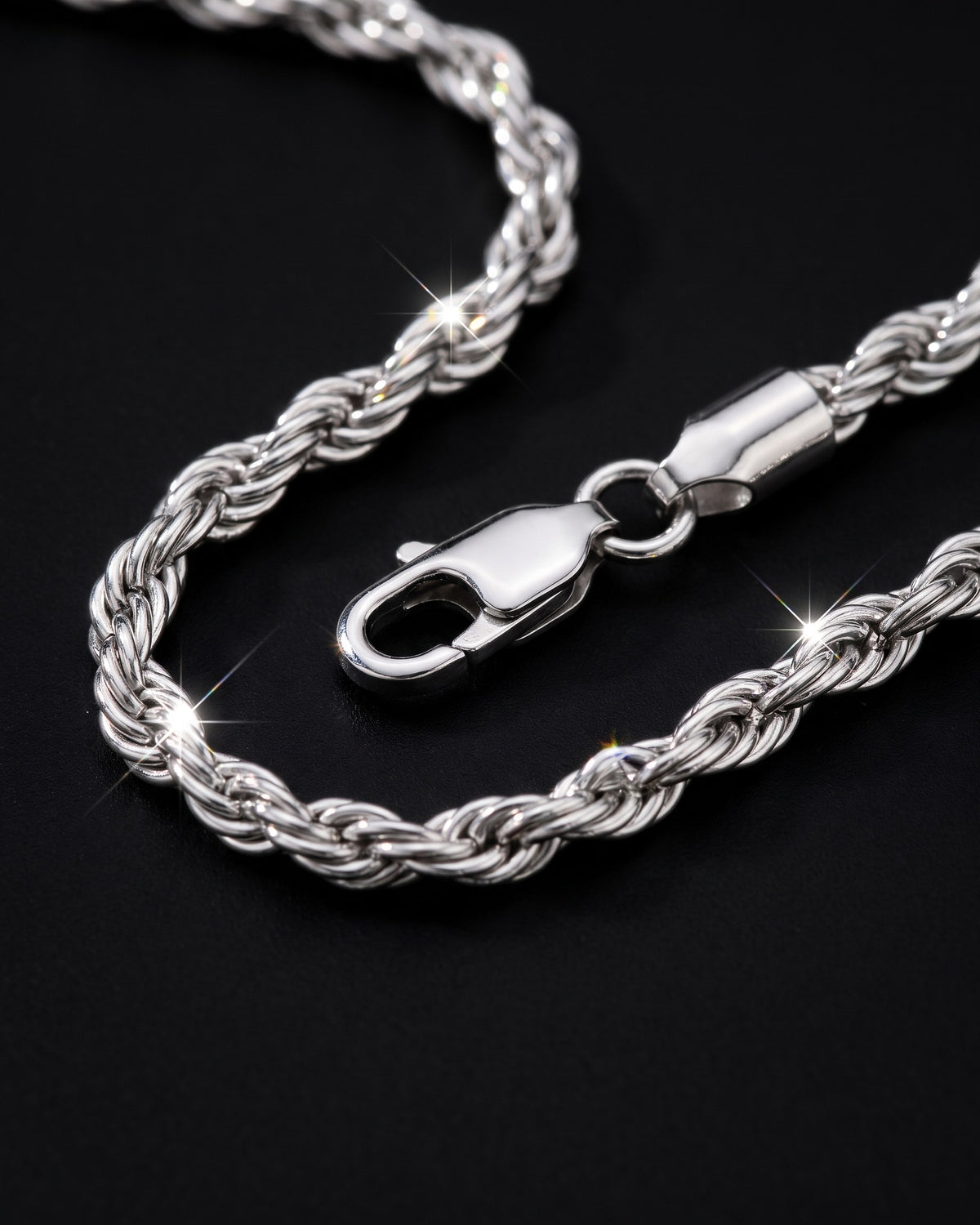 Rope Chain 3mm White detail