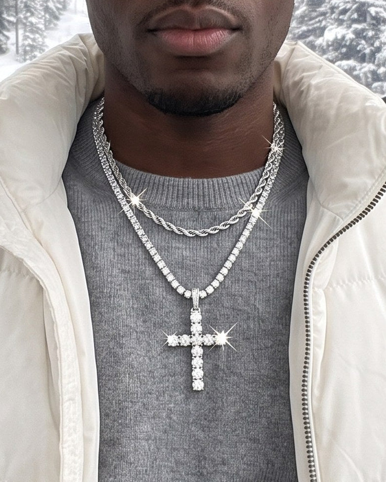 Rope Chain 3mm White stack