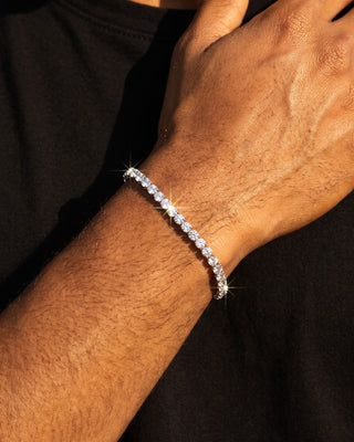 Tennis Bracelet 3mm White