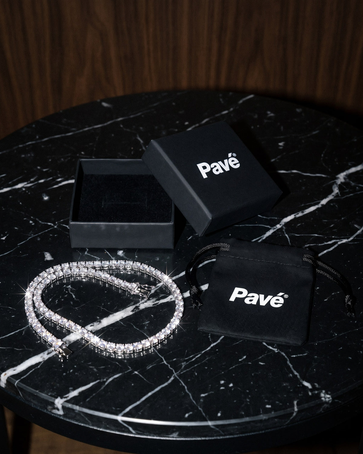 Tennis Chain 4mm White packaging
