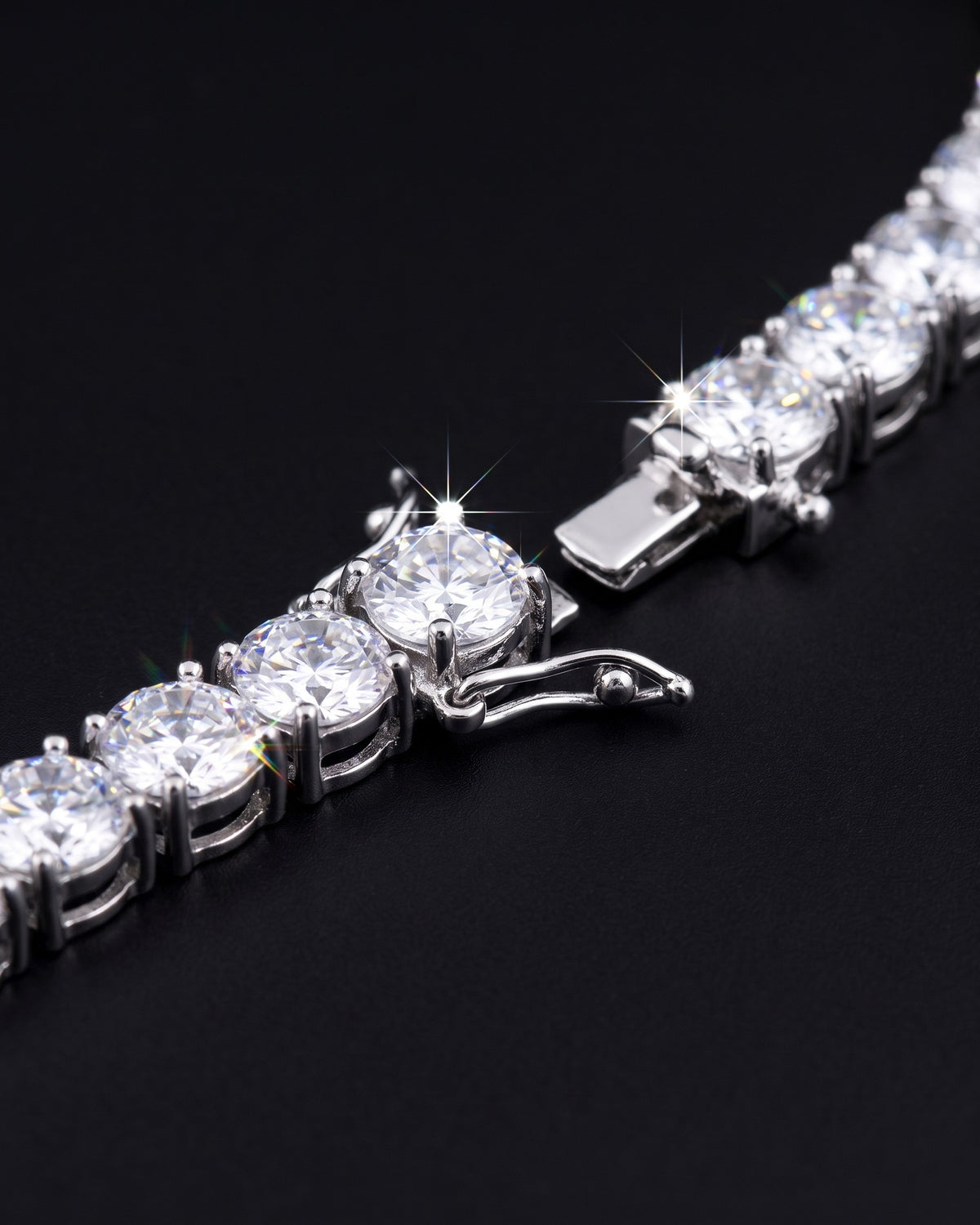 Tennis Chain 5mm White detail