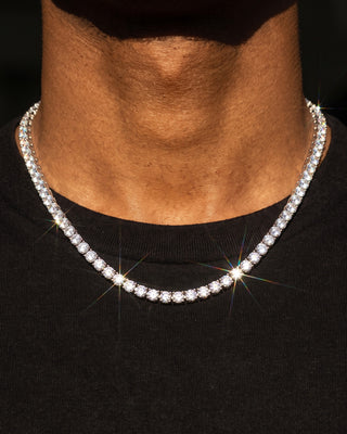 Tennis Chain 3mm White